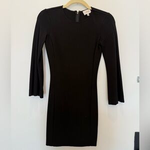 Aritzia (Wilfred) Classic Black Long Sleeve Dress